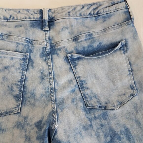 Universal Thread High Rise Skinny Jeans Ankle SIZE 16 Stretch Bleached Light Med - Picture 12 of 12